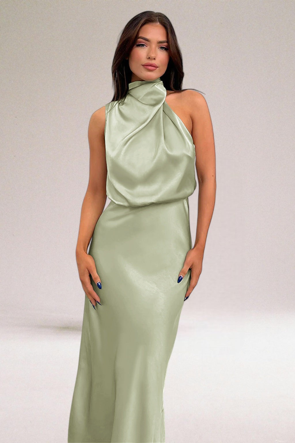 Verona™ Satin Gown — Because She Commands Silence.