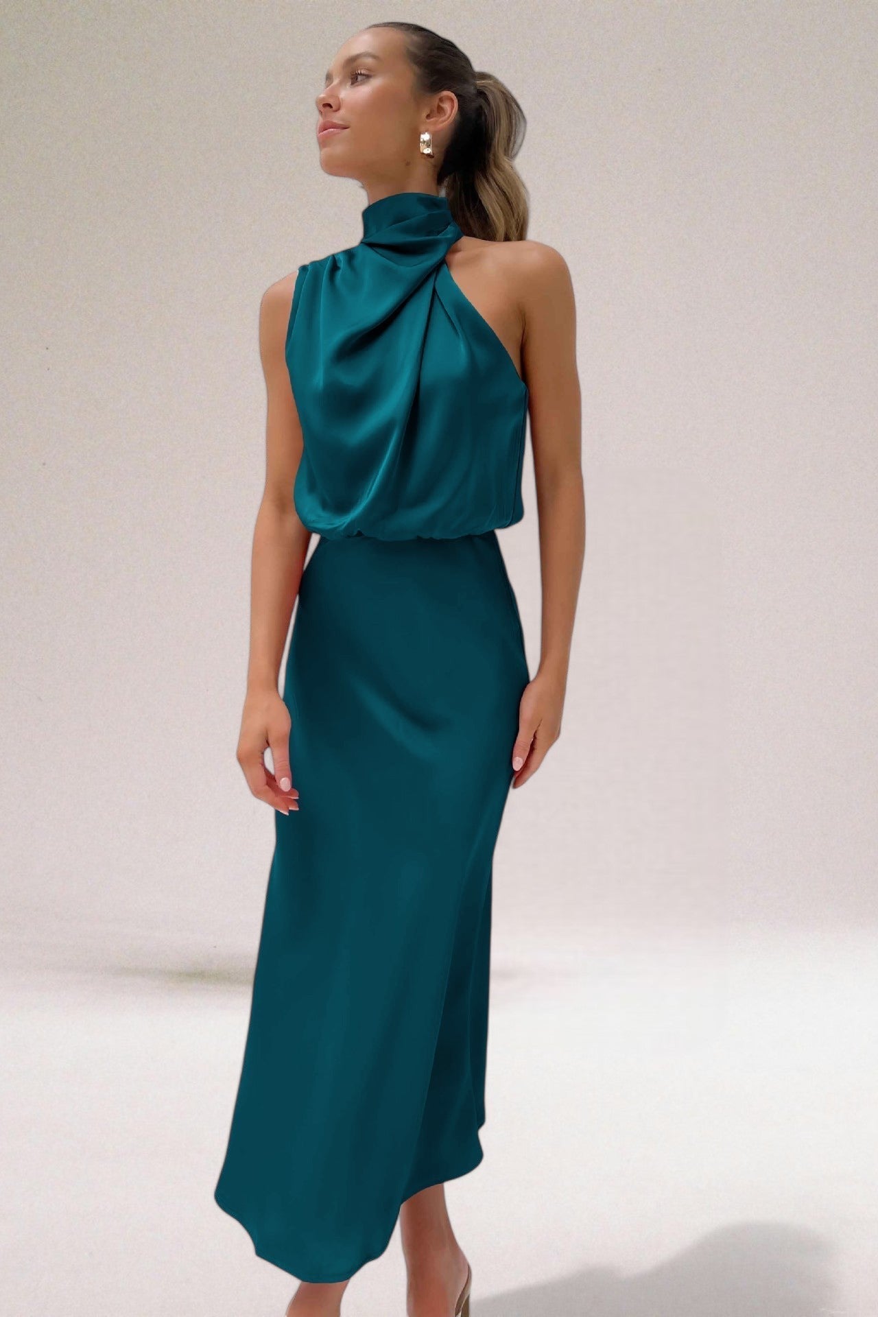 Verona™ Satin Gown — Because She Commands Silence.