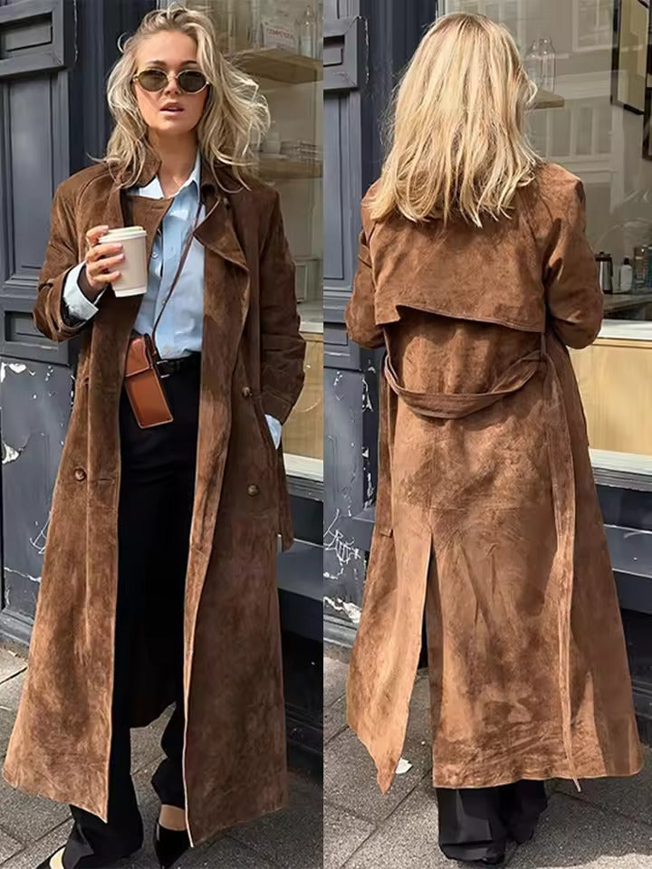 Beaumont Suede Trench