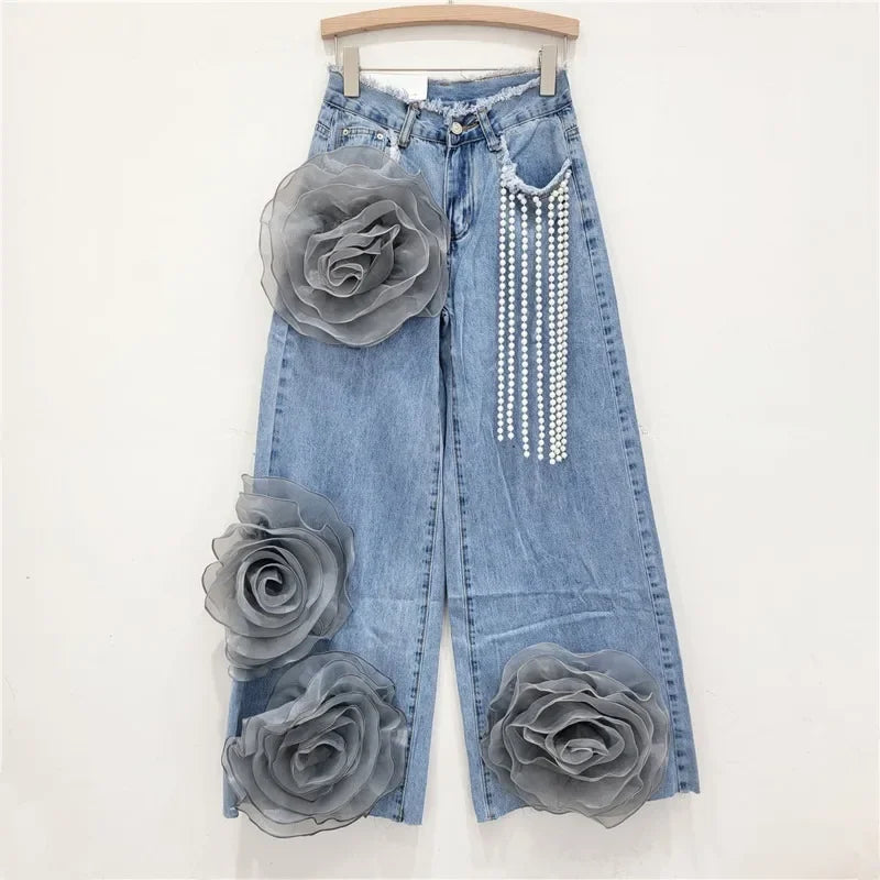 Rose Élégance Denim