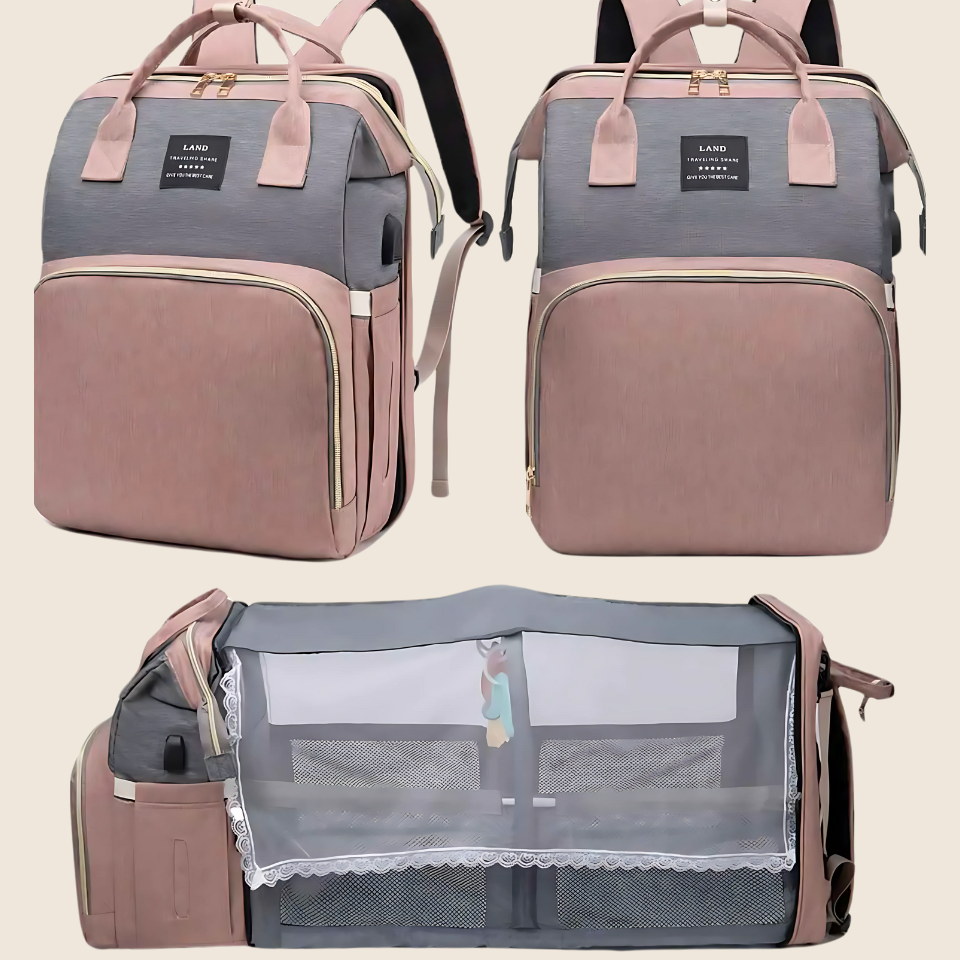 CarryNest™ – The Ultimate Diaper Backpack for Parents