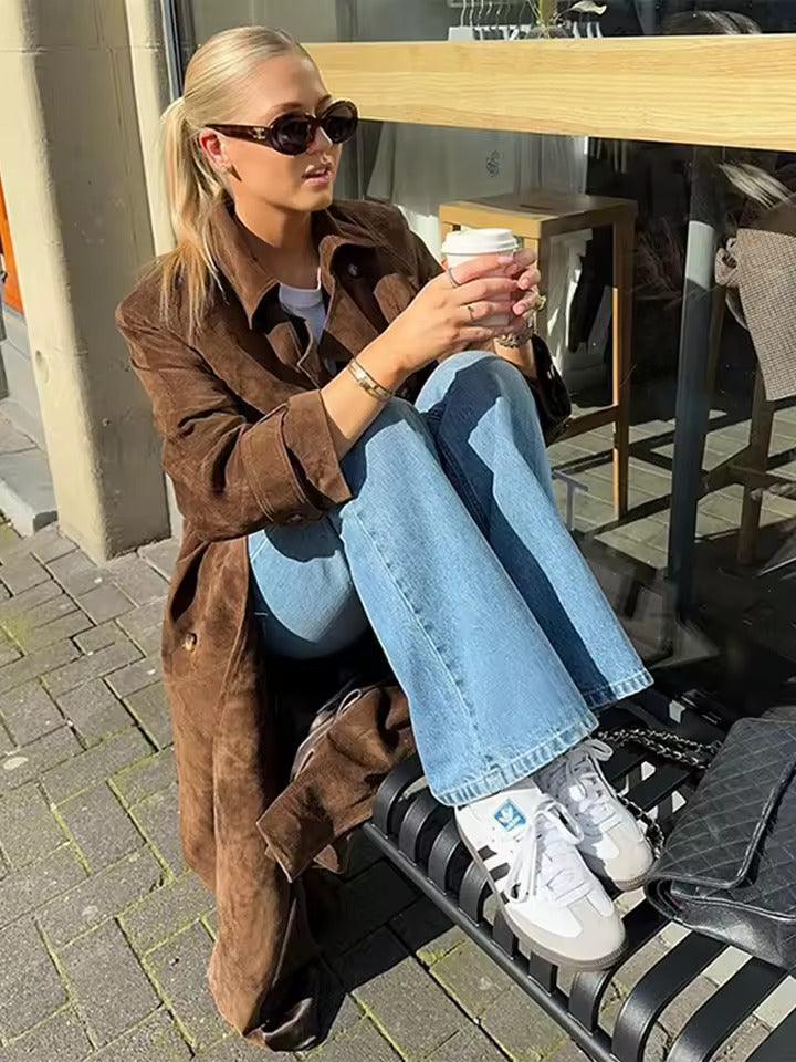 Beaumont Suede Trench