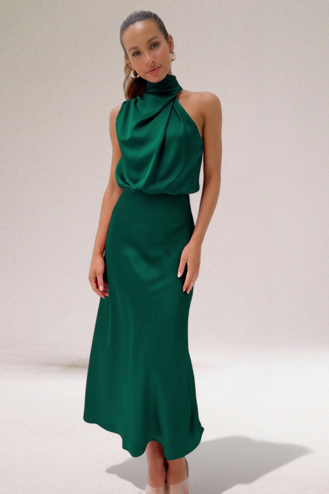Verona™ Satin Gown — Because She Commands Silence.