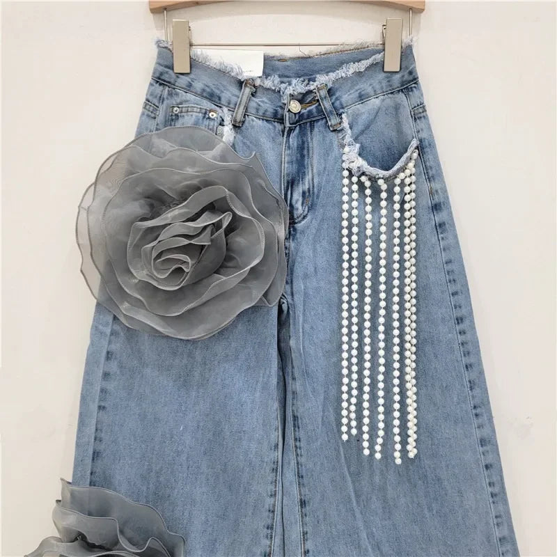 Rose Élégance Denim