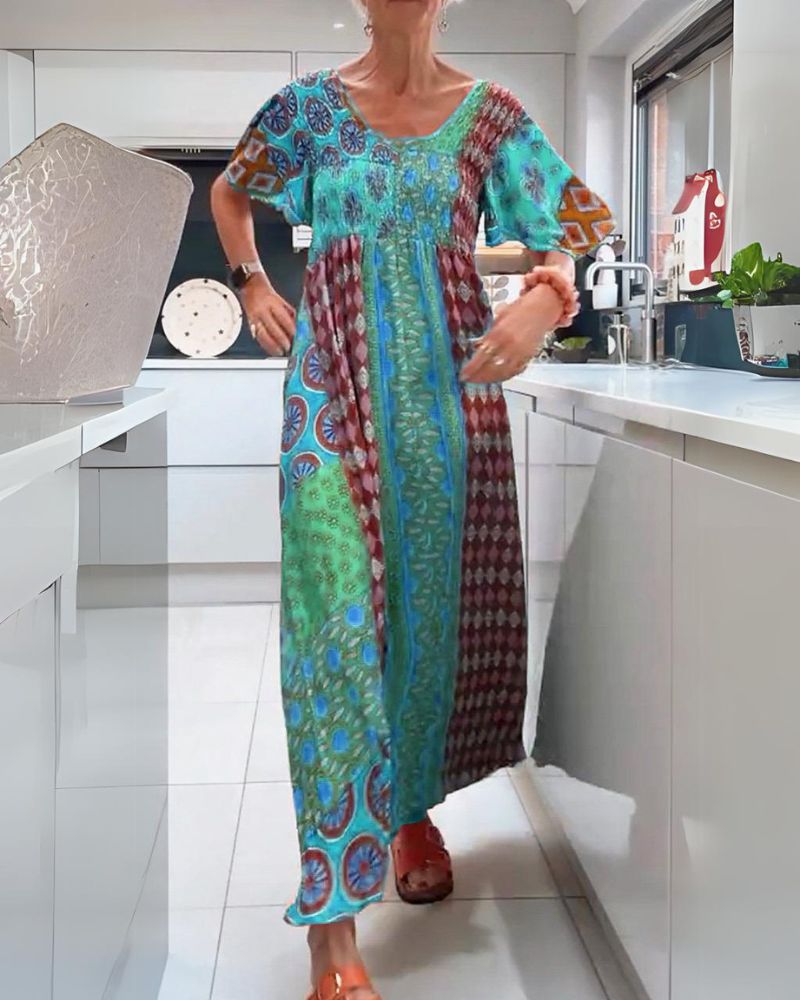 KIMI™ - Free Spirit Flowy Maxi Dress