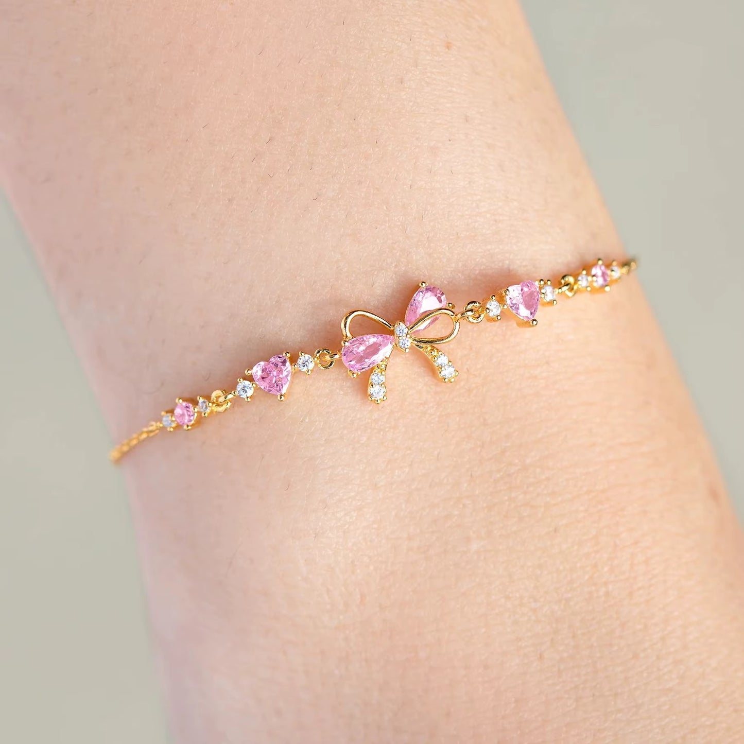 Lumière Bow Bracelet – Timeless Elegance, Twice the Charm