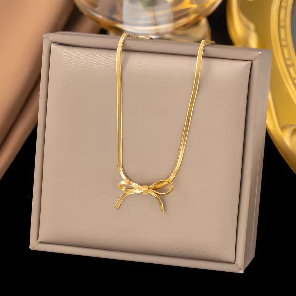 Celeste Bow Necklace