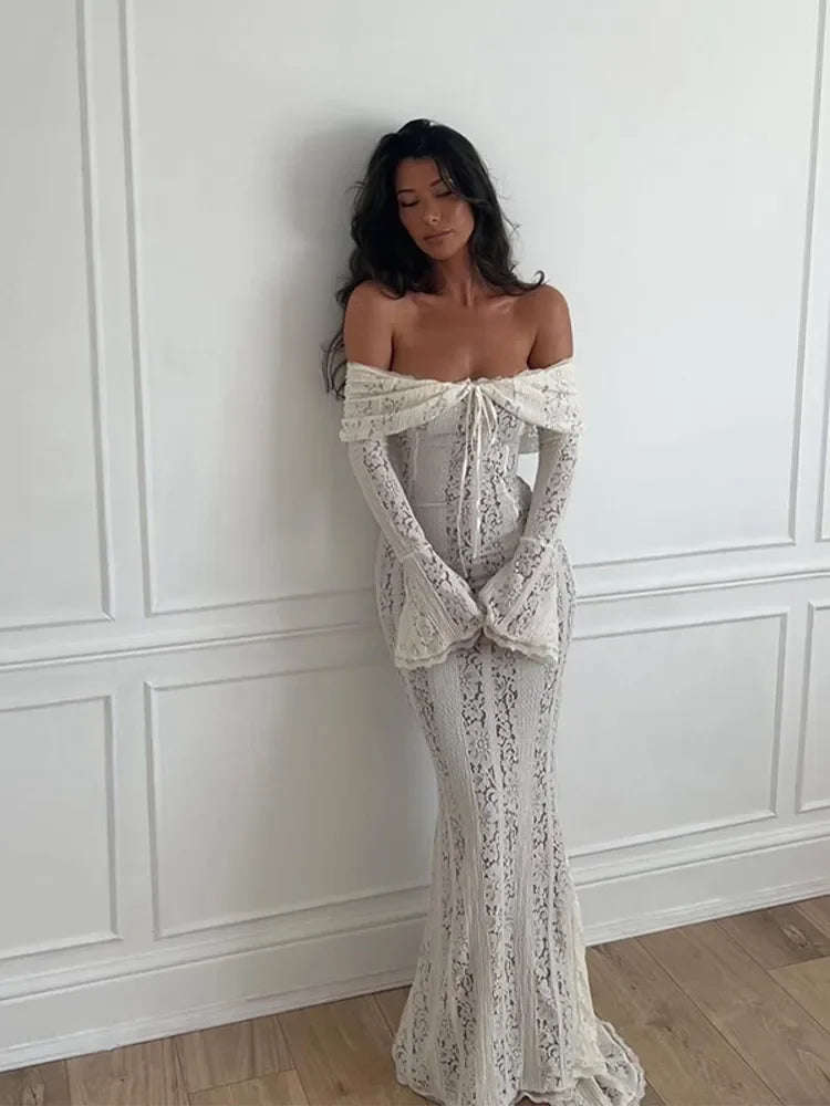 Celeste Lace Gown – For Moments That Deserve Silence