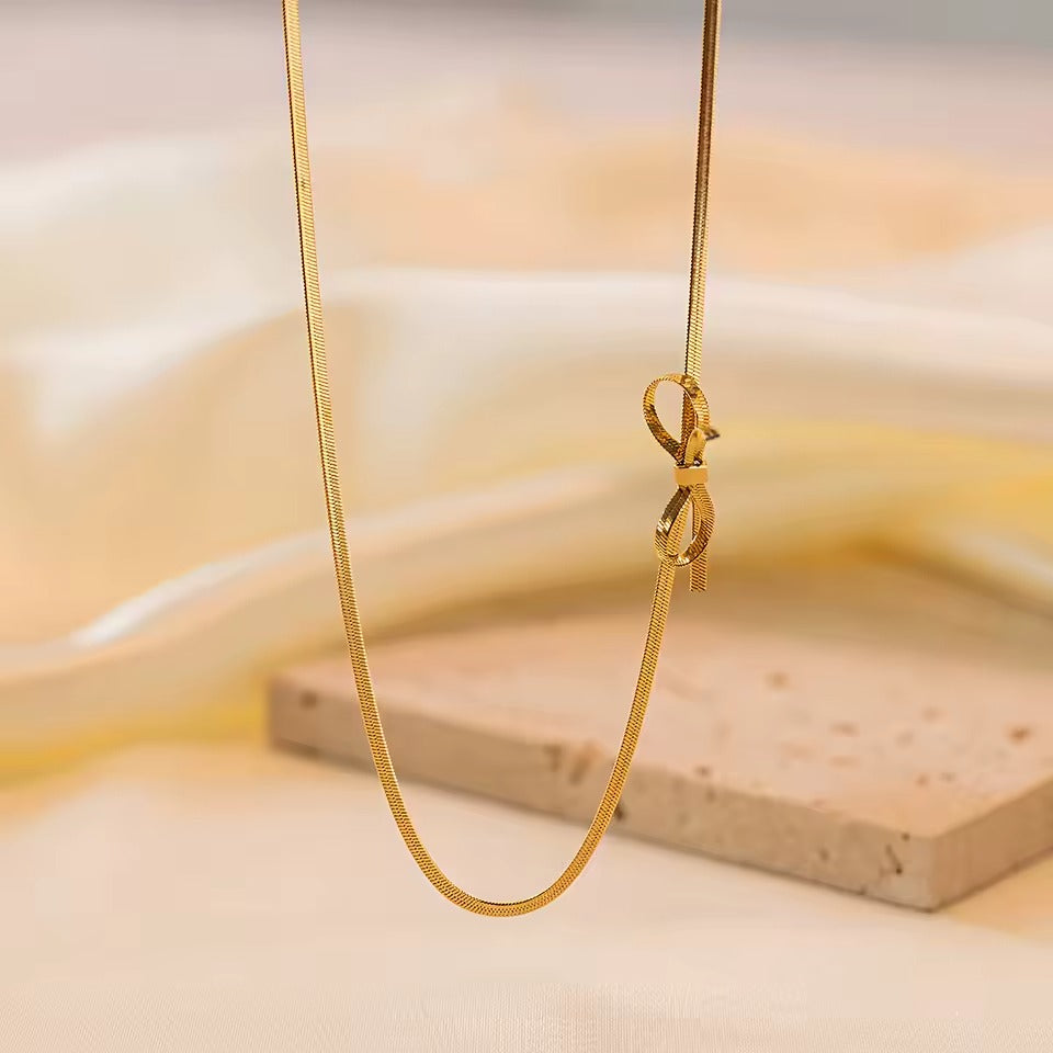 Celeste Bow Necklace