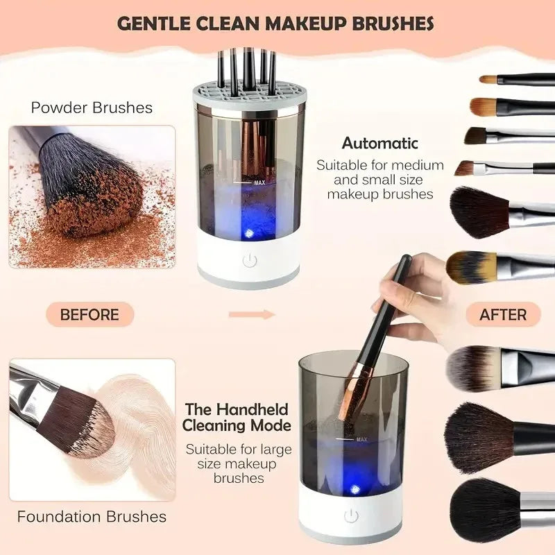 LUMINA 3-in-1 Makeup Brush Cleaner