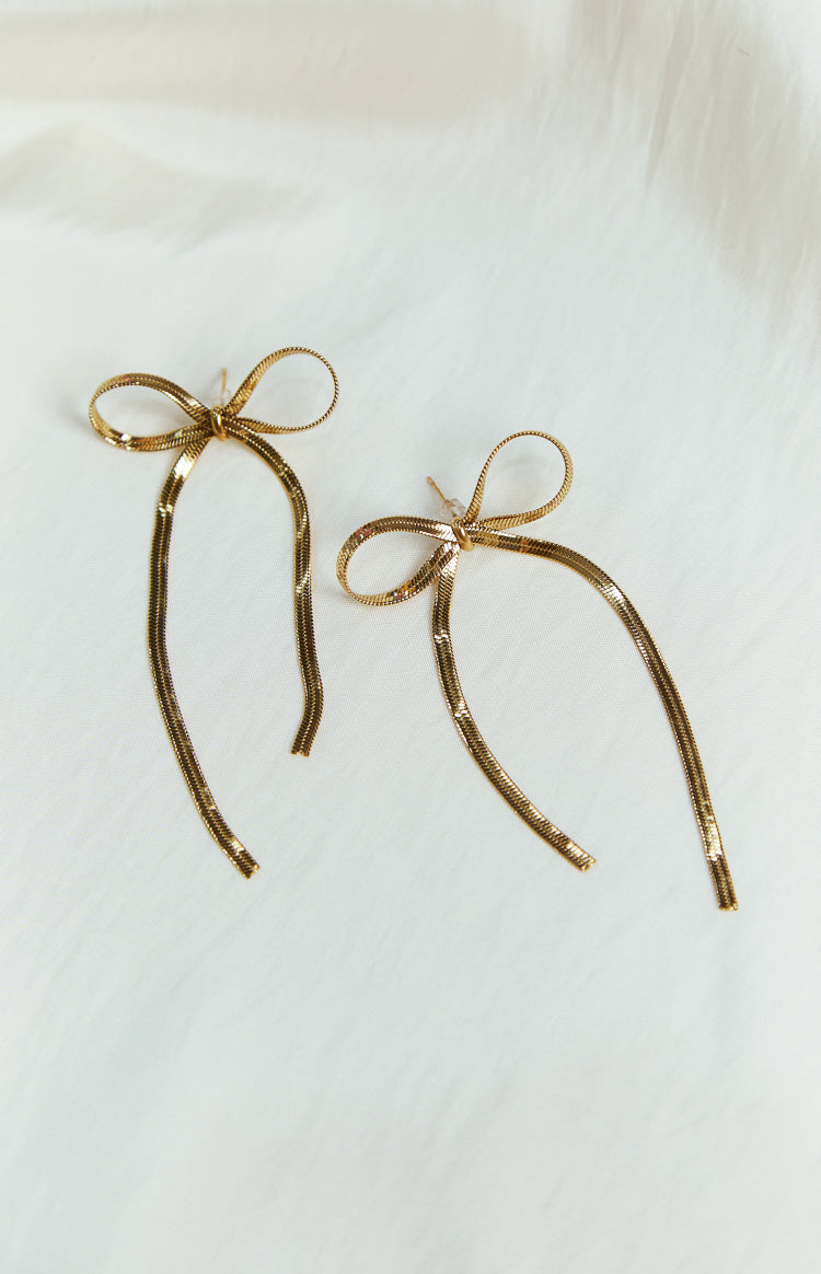 Celeste Bow Earrings – Timeless Elegance in Every Detail