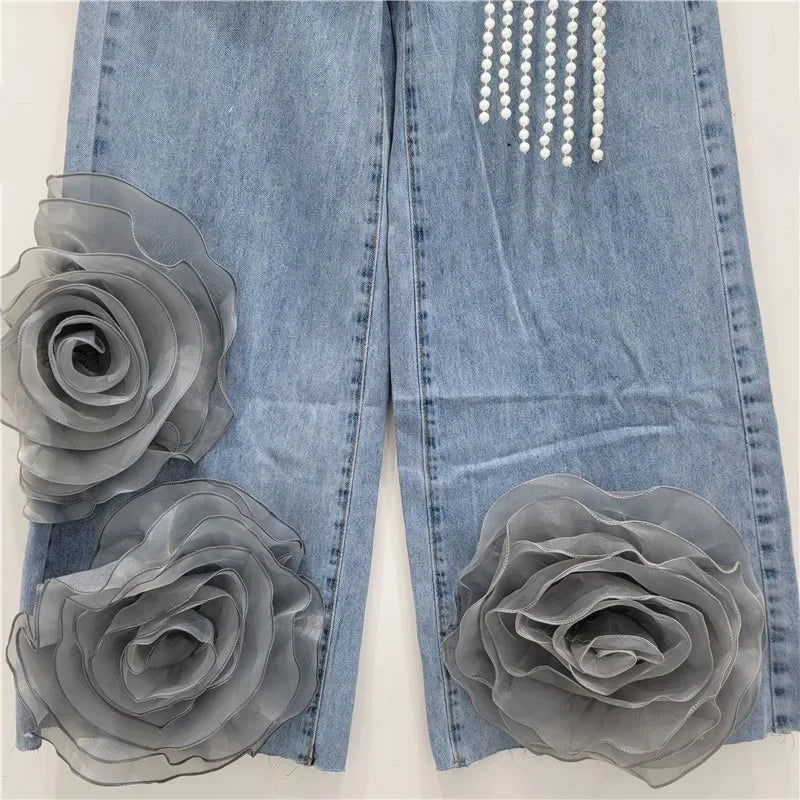 Rose Élégance Denim