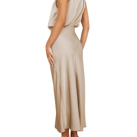 Verona™ Satin Gown — Because She Commands Silence.