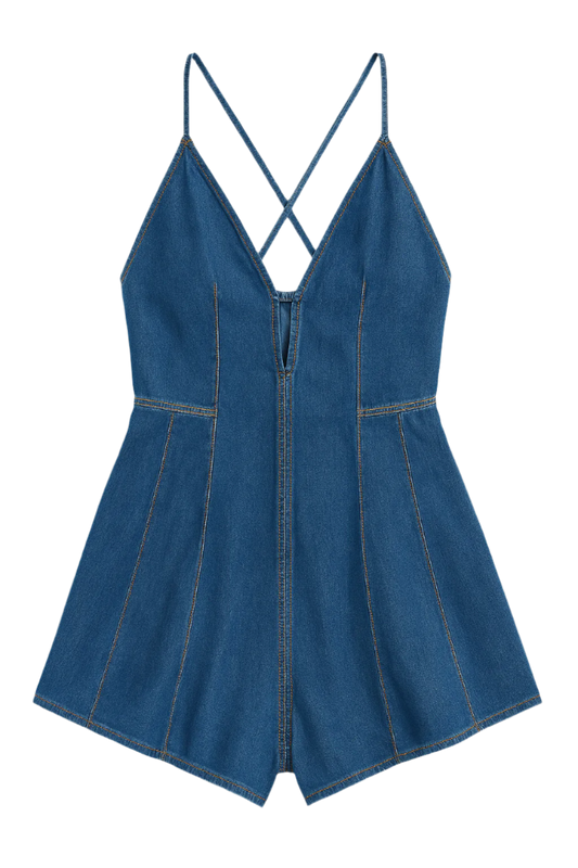 BleuRiviera™ - Summer Wrap Romper