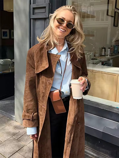 Beaumont Suede Trench