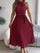 CEDRINE™ – Graceful Pleated Midi Dress