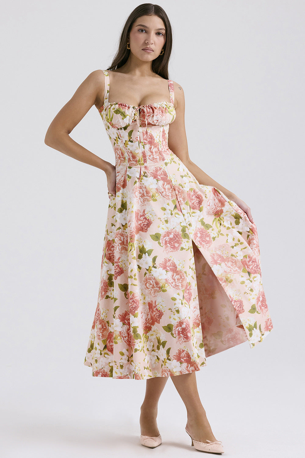 Celeste Corset Midi Dress