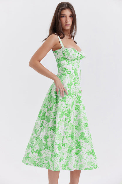 Celeste Corset Midi Dress