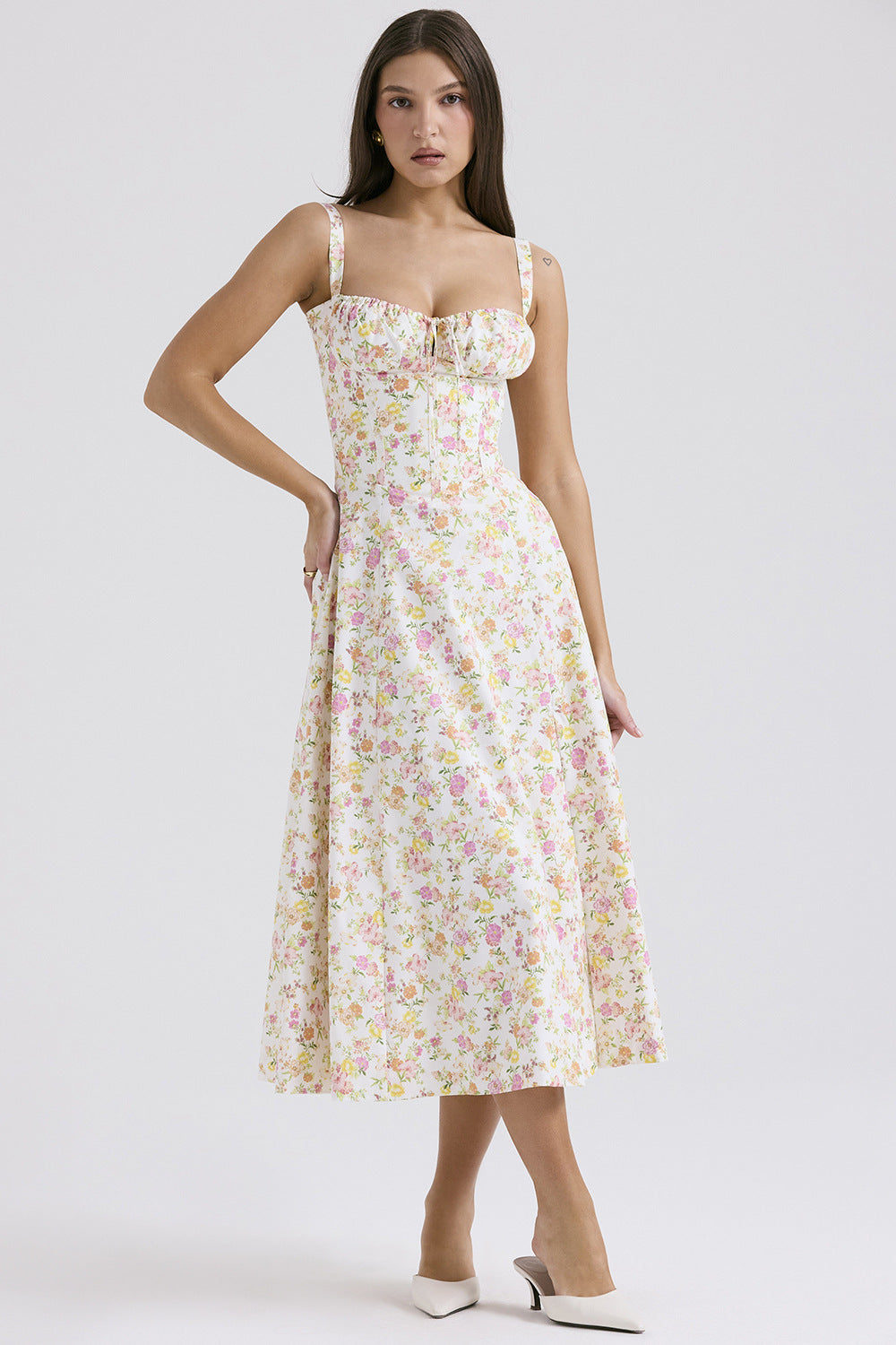 Celeste Corset Midi Dress