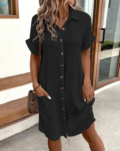 SAVANNAH™ – Cotton Everyday Shirt Dress