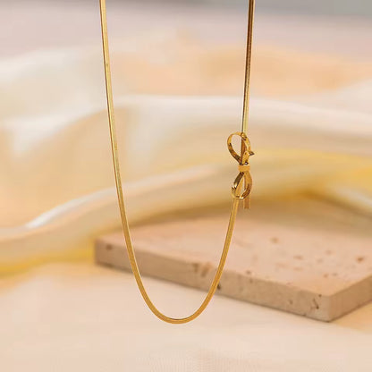 Celeste Bow Necklace