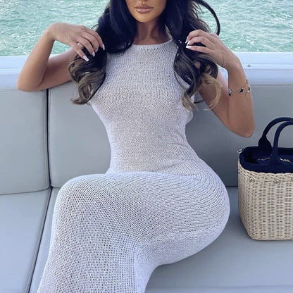 Isadora Backless Dress - Orange
