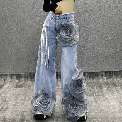 Rose Élégance Denim